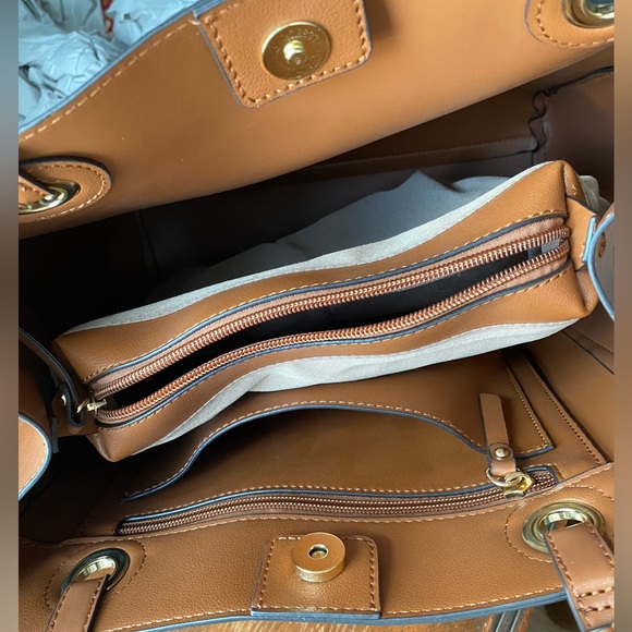 Nanette Lepore Vegan Leather Tote Handbag - Picture 5 of 11